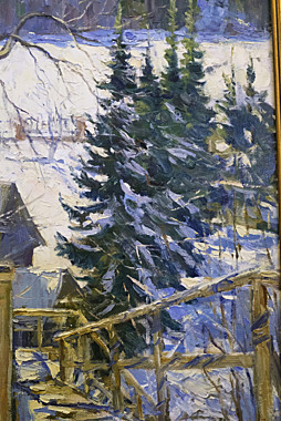 Картина Весеннее солнце, 40*60 см, х.к.м., худ. В. Орлов (769) 11629