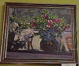 Картина Июльские цветы. 50*60 см, х.м., худ. О. Мельникова (769), 11697