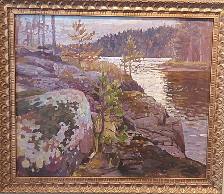 Картина Валаам.Камни, 50*60 см, х.к.м., худ. Н.А. Антохина-Куракса  (769), УТ477
