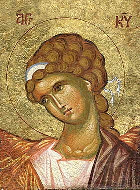 Икона печать по левкасу Ангел Господень (113), 4659/АГ-03
