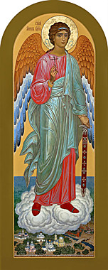 Икона печать по левкасу Ангел Господень (113), 9493/АГ-491 