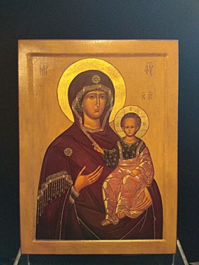 Икона печать по левкасу БМ Смоленская (113), 7598/БС-551