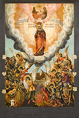 Икона печать по левкасу БМ Всех скорбящих Радость (113), 4603/БВС-01