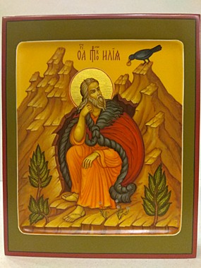 Икона писаная Илия Пророк, г.Мстера (763), 1689